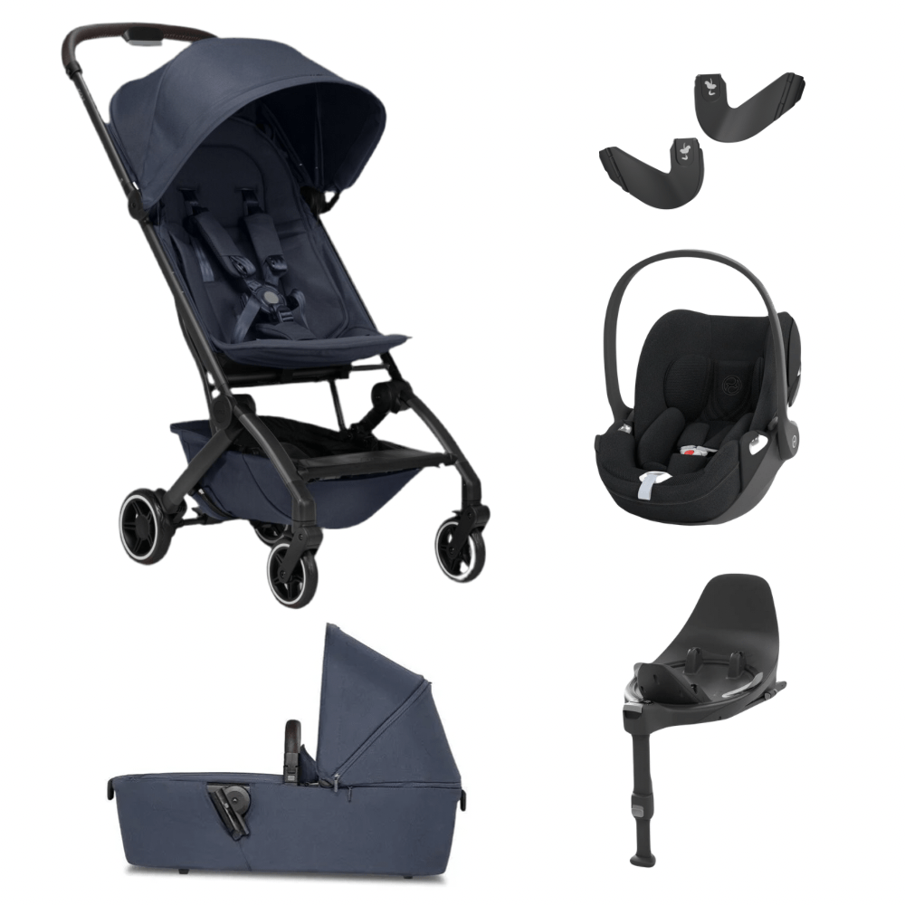 Bababoom Boutique Navy Blue Joolz Aer+ and Cybex Cloud T+ Bundle
