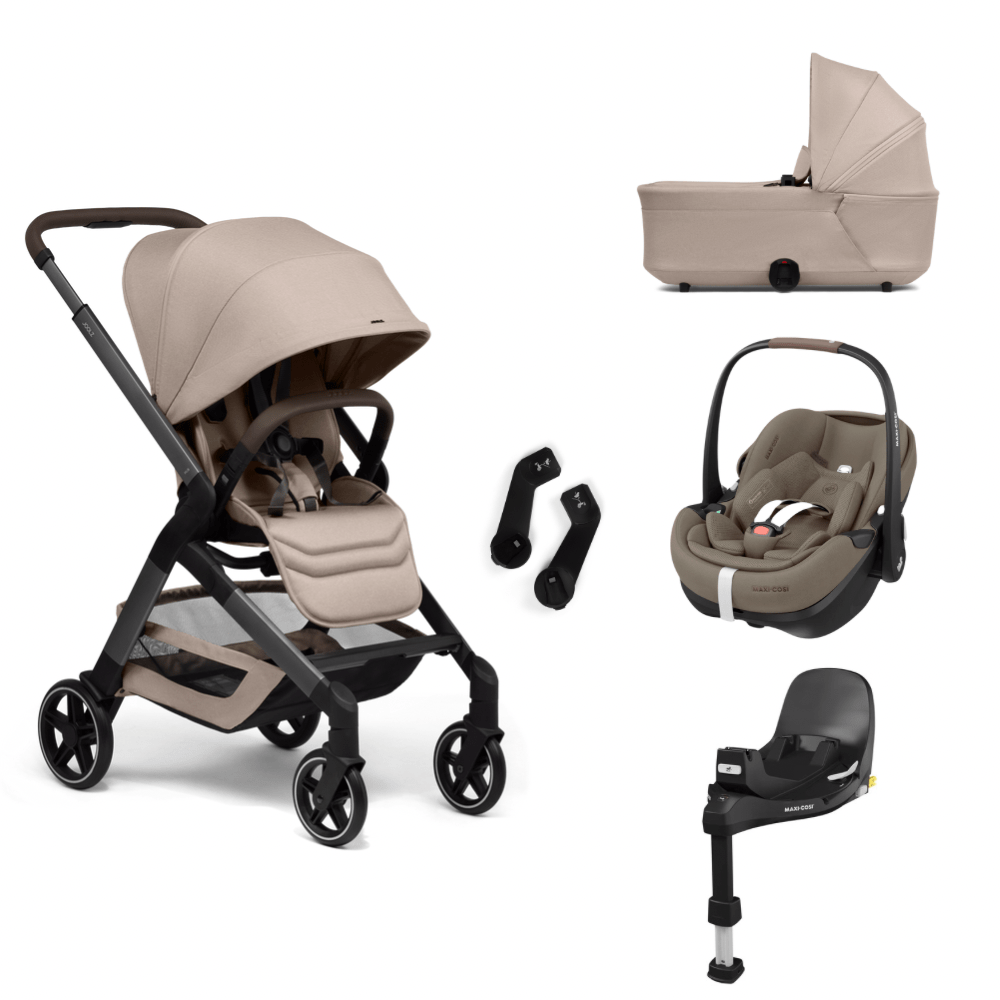Bababoom Boutique Sandy Taupe Joolz Hub2 and Maxi Cosi Pebble 360 Pro2 Bundle