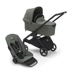 Bugaboo Forest Green (Black Chassis) / With Carrycot Bugaboo Dragonfly