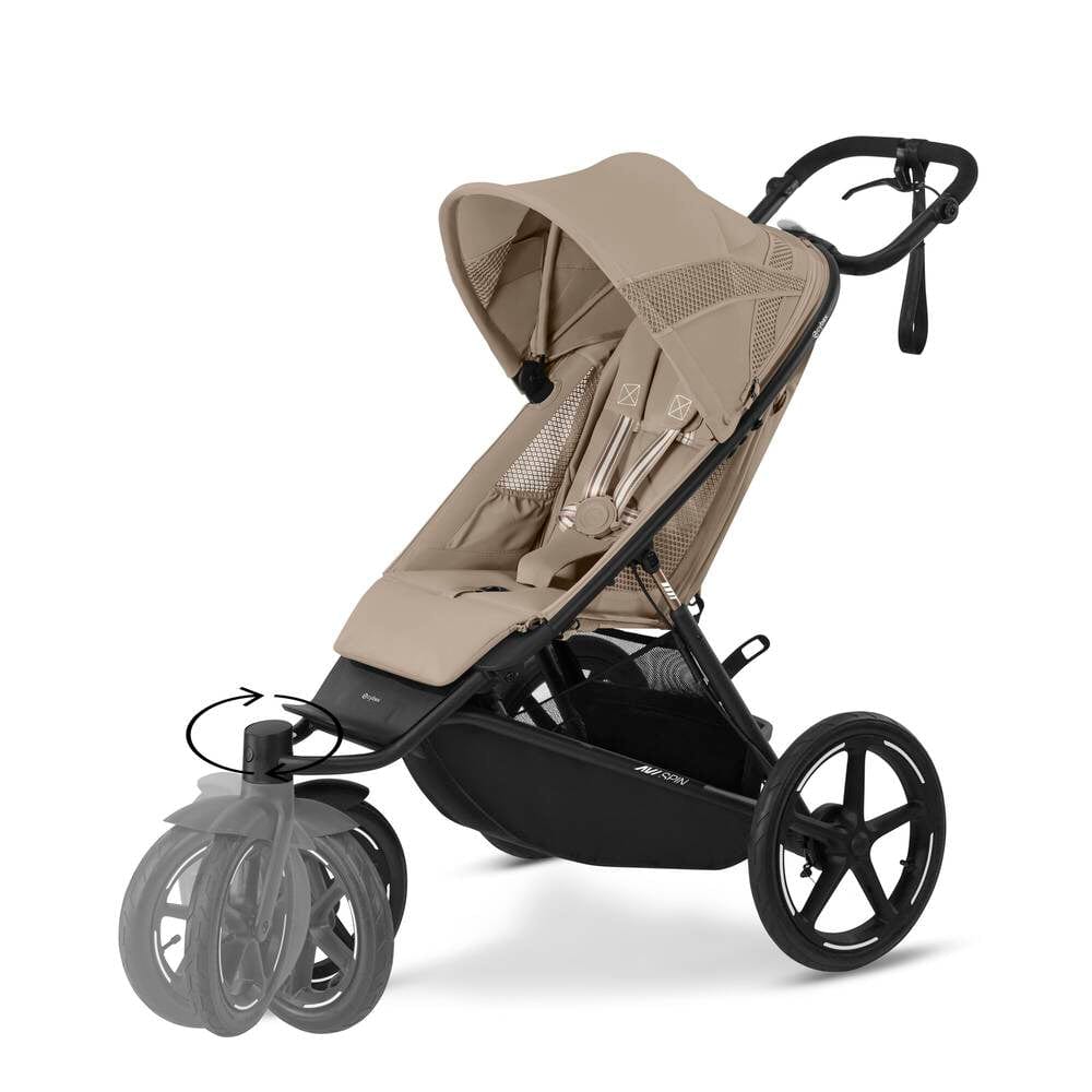 Cybex Avi Spin Almond Beige – Bababoom Boutique