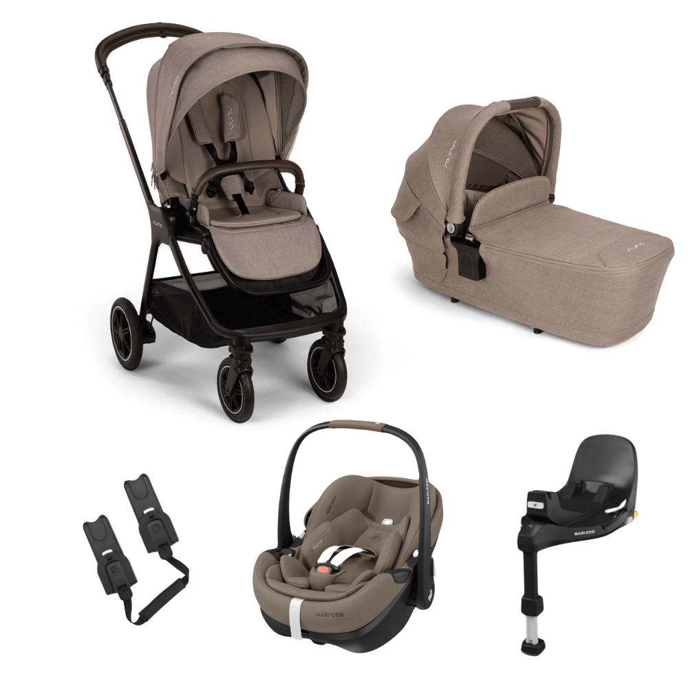 Nuna Prams & Pushchairs Nuna Triv Cedar & Maxi Cosi Pebble 360 Pro2 Bundle