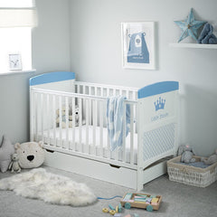 Obaby Cot & Cot Bed Cot Bed & Under Drawer OBABY Grace Inspire Cot Bed - Little Prince