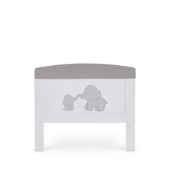 Obaby Cot & Cot Bed OBABY Grace Inspire Cot Bed - Me & Mini Me Elephants - Grey