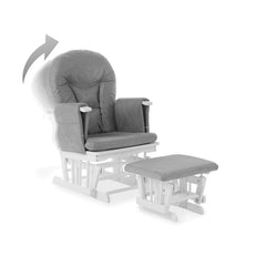 Obaby Nursery Furniture Obaby Reclining Glider Chair & Stool - Direct Delivery