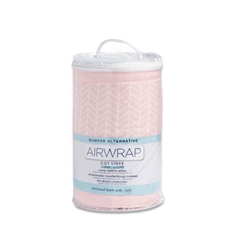 Airwrap Breathable Cot Bumper - 2 Sided - Muslin / Soho Pink