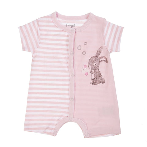 Babybol Bunny Rabbit Pink Romper - Romper