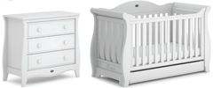 Boori Nursery Furniture White Boori Sleigh Royale 2 Piece Room Set with Chest - Direct Delivery