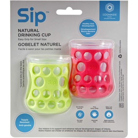 Cognikids Sip Natural Drinking Cup - Apple/Rose - Feeding 