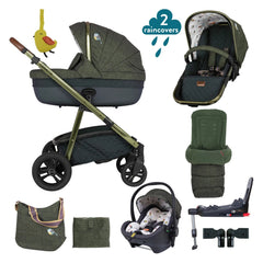 Cosatto Prams & Car Seat Bundles Bureau Cosatto Wow Continental Everything Bundle - Direct Delivery