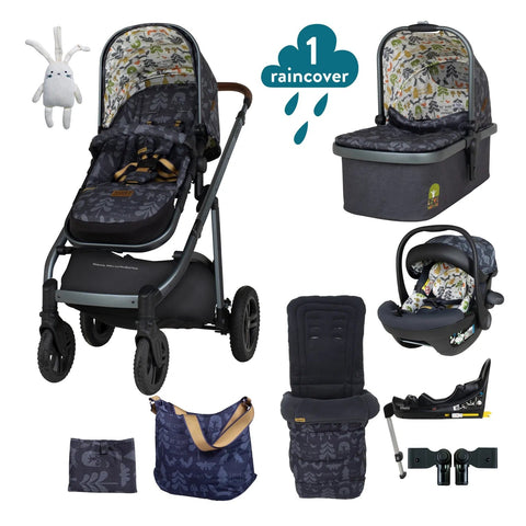 Cosatto Prams & Car Seat Bundles Nature Trail Shadow - Independent Exclusive Cosatto Wow 2 Special Edition Everything Bundle - Direct Delivery