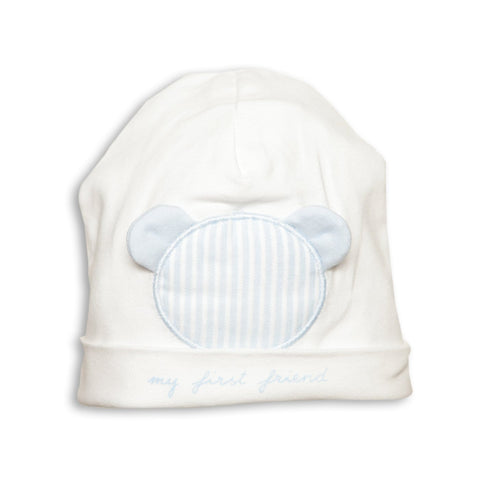 First Blue & White Bear Design Hat - Hat