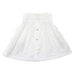 Floc Baby White Spots Design Dress - Dress