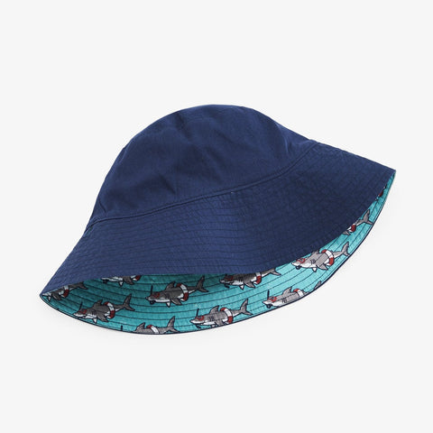 Hatley ’Snorkelling Sharks’ Reversible Sun Hat - Hat