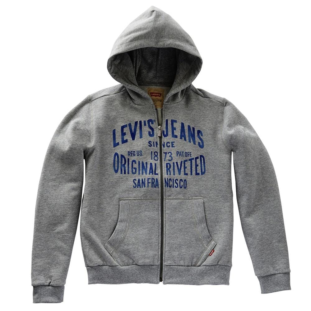 Levi's Grey \u0026 Blue Hoodie – Bababoom Boutique