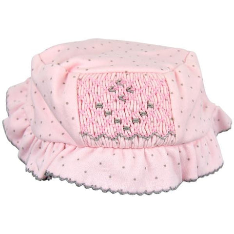 Magnolia Baby Pink Hat with Grey Dots - Hat