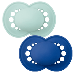 MAM Soothers 6+ / Mint/Blue / Plain Mam - Colours of Nature Soother