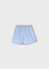 Mayoral Mayoral blue and white striped shorts