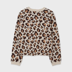 Mayoral Leopard Print Sweatshirt - Sweatshirt