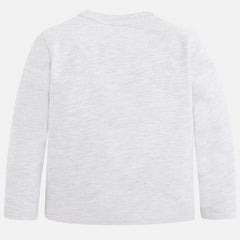 Mayoral ’The Perfect Sneaker’ Grey Long Sleeved T-Shirt - 6 