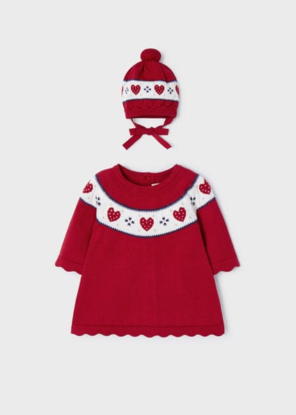 mayoral christmas dress Red Knitted With Hat Set – Bababoom Boutique Maxi_Satin_Dress Bridesmaid Dresses in Raleigh, Size:Adult | 46|S Traditional smocked detailing is