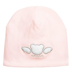 Nanan Pink Angel Bear Design Hat - 0-3 Months - Hat