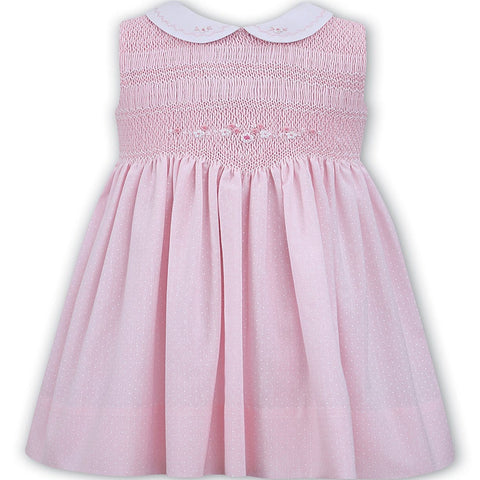 Sarah Louise Dots Design Pink Dress - Dress