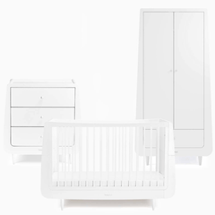 Snuz Nursery Furniture White SnuzKot 3 Piece Furniture Set - Direct Delivery