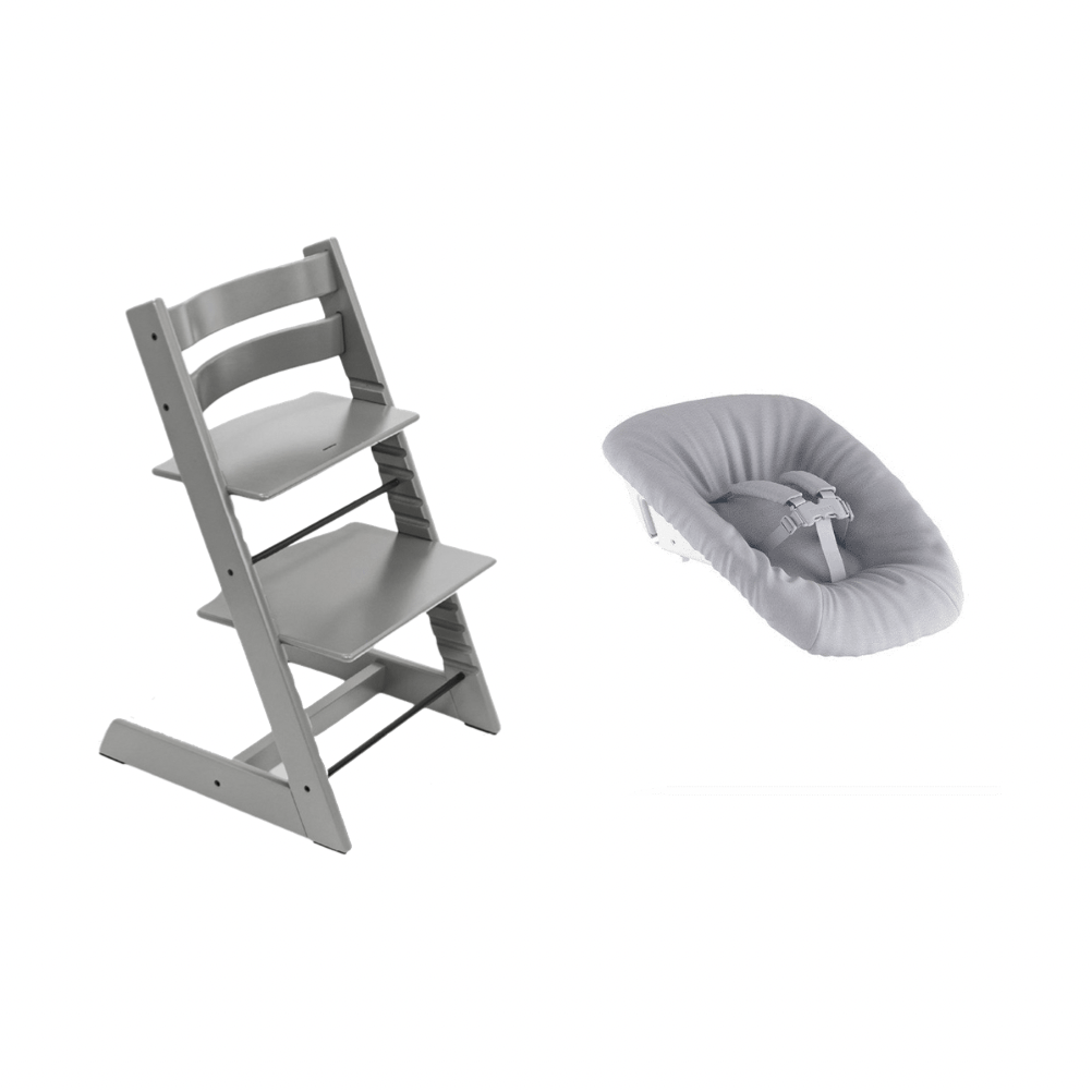 Stokke Tripp Trapp & Newborn Set Black Friday Deal - Storm