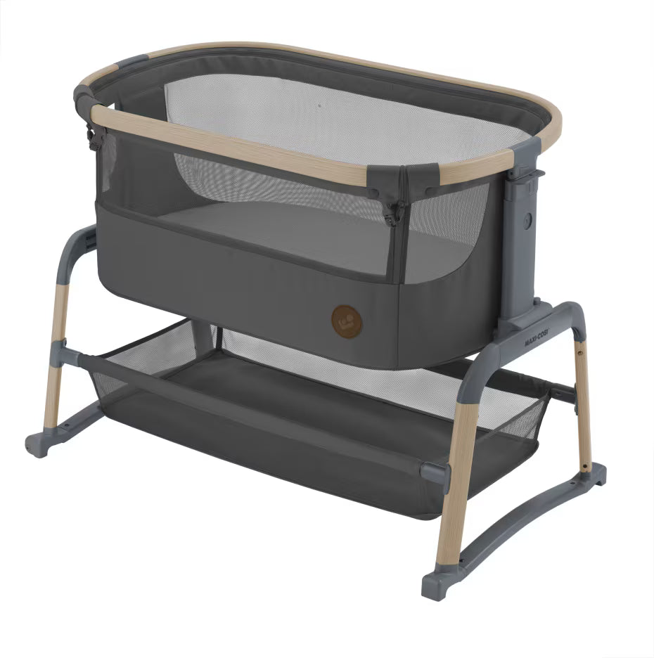 Maxi-Cosi Moses Baskets & Cribs Gray Maxi Cosi Iora Air Co-Sleeper - Beyond Graphite bundle