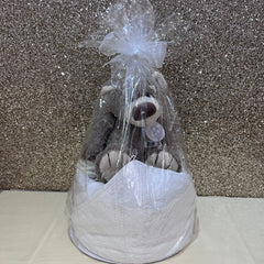 Bababoom Boutique Neutral Bear Nappy Cake