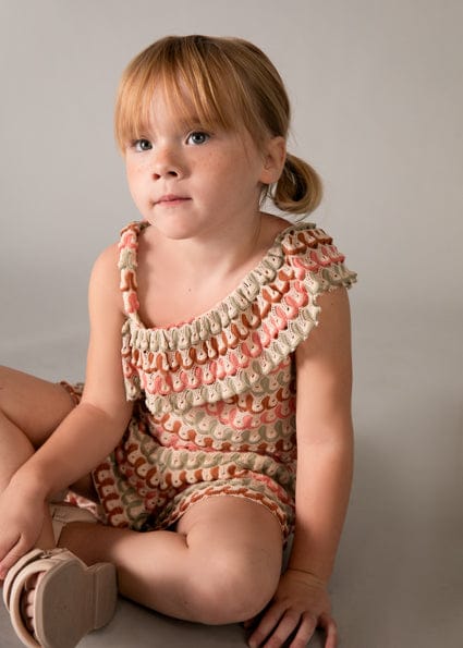 Bababoom Boutique Two Piece Mayoral Crotchet Style Two Piece Set