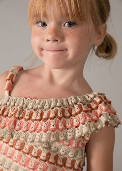 Bababoom Boutique Two Piece Mayoral Crotchet Style Two Piece Set