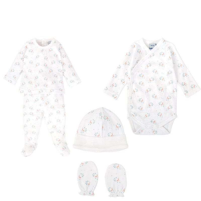 Babidu baby clothing Babidu Girls Newborn 5 Piece Set