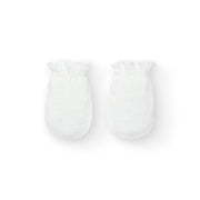 Babidu baby clothing Babidu White Scratch Mitts