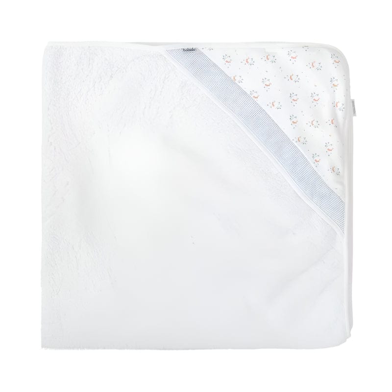 Babidu Towel Babidu Hooded Baby Towel - Neutral Hare Print