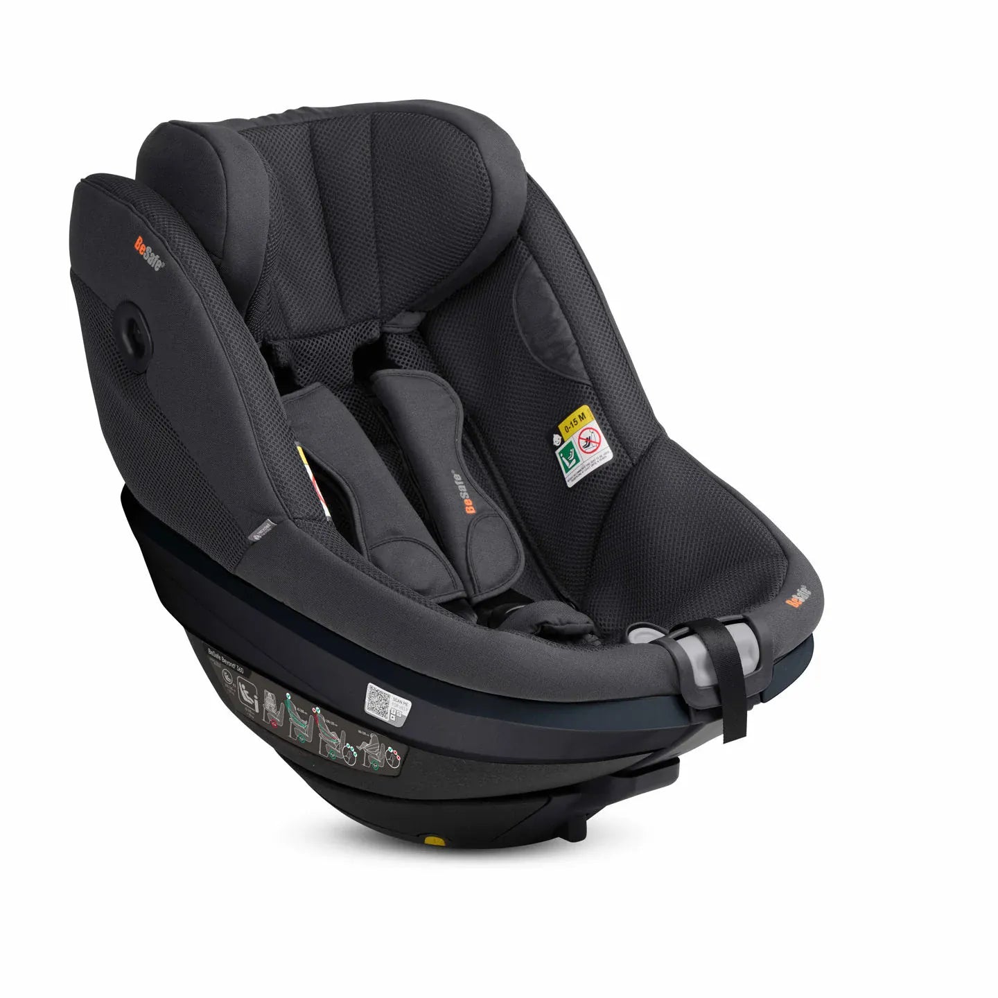 BeSafe car seat Besafe Beyond 2 360 - Anthracite Mesh