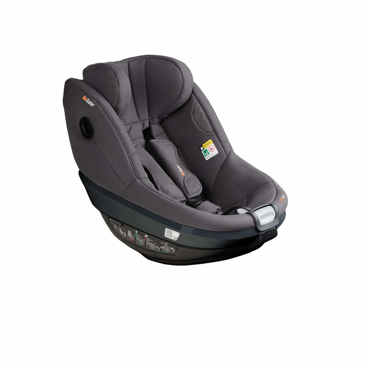 BeSafe car seat Besafe Beyond 2 360 - Dark Grey Melange