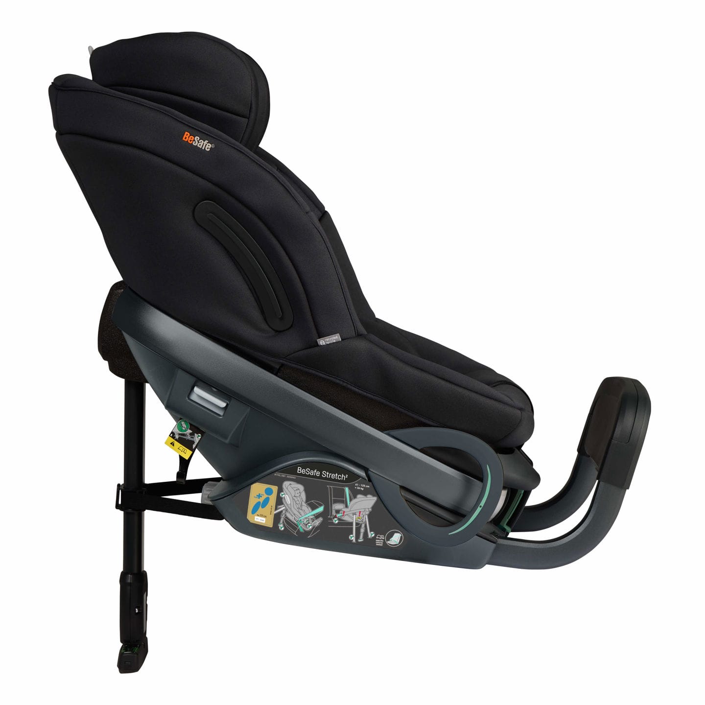 BeSafe Car Seat BeSafe Stretch 2- Black Soft Breeze