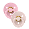 Bibs Soothers Petal/Baby Pink / 1 Bibs Twin Pack Pacifiers