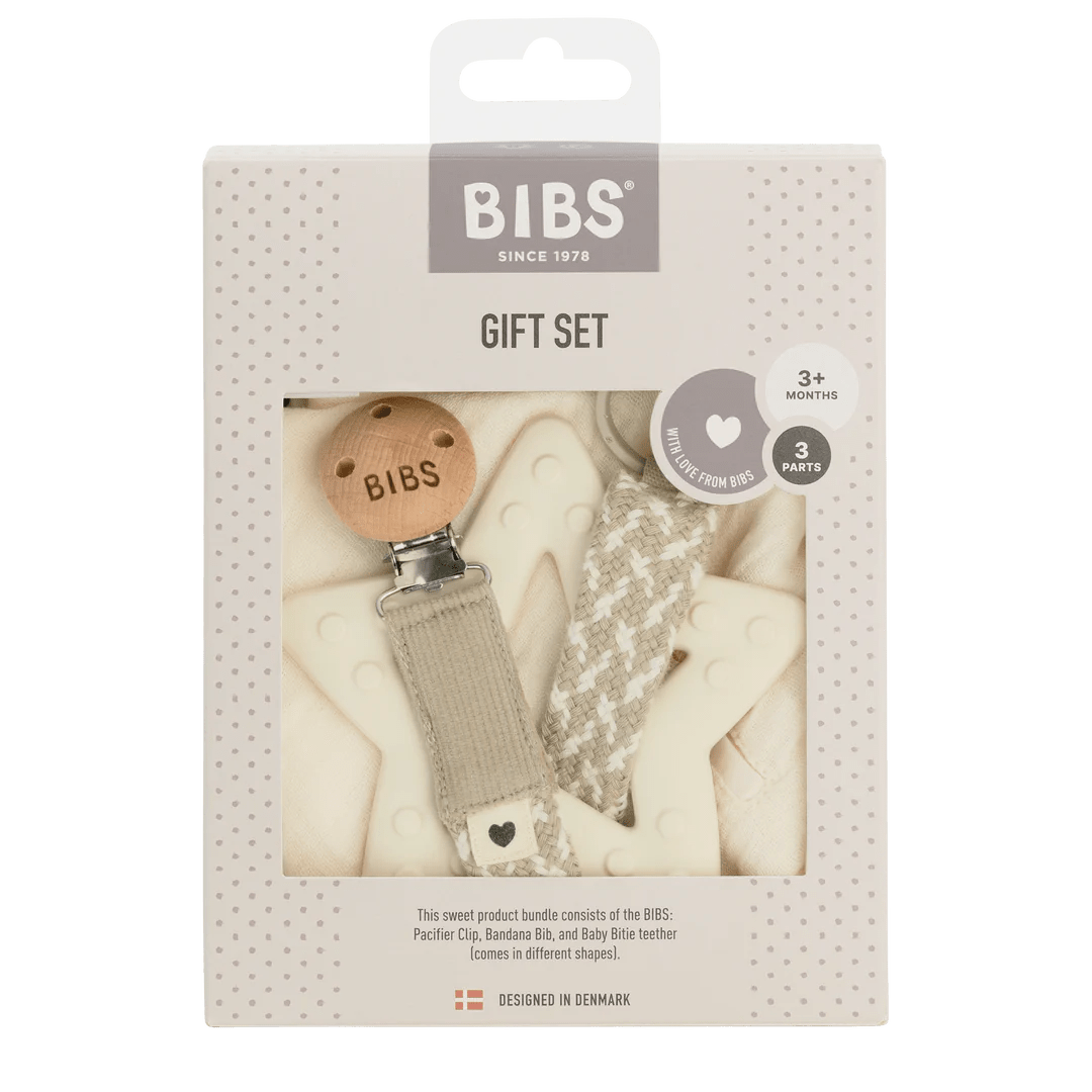 Bibs Toys & Teethers Vanilla Bibs - Gift set