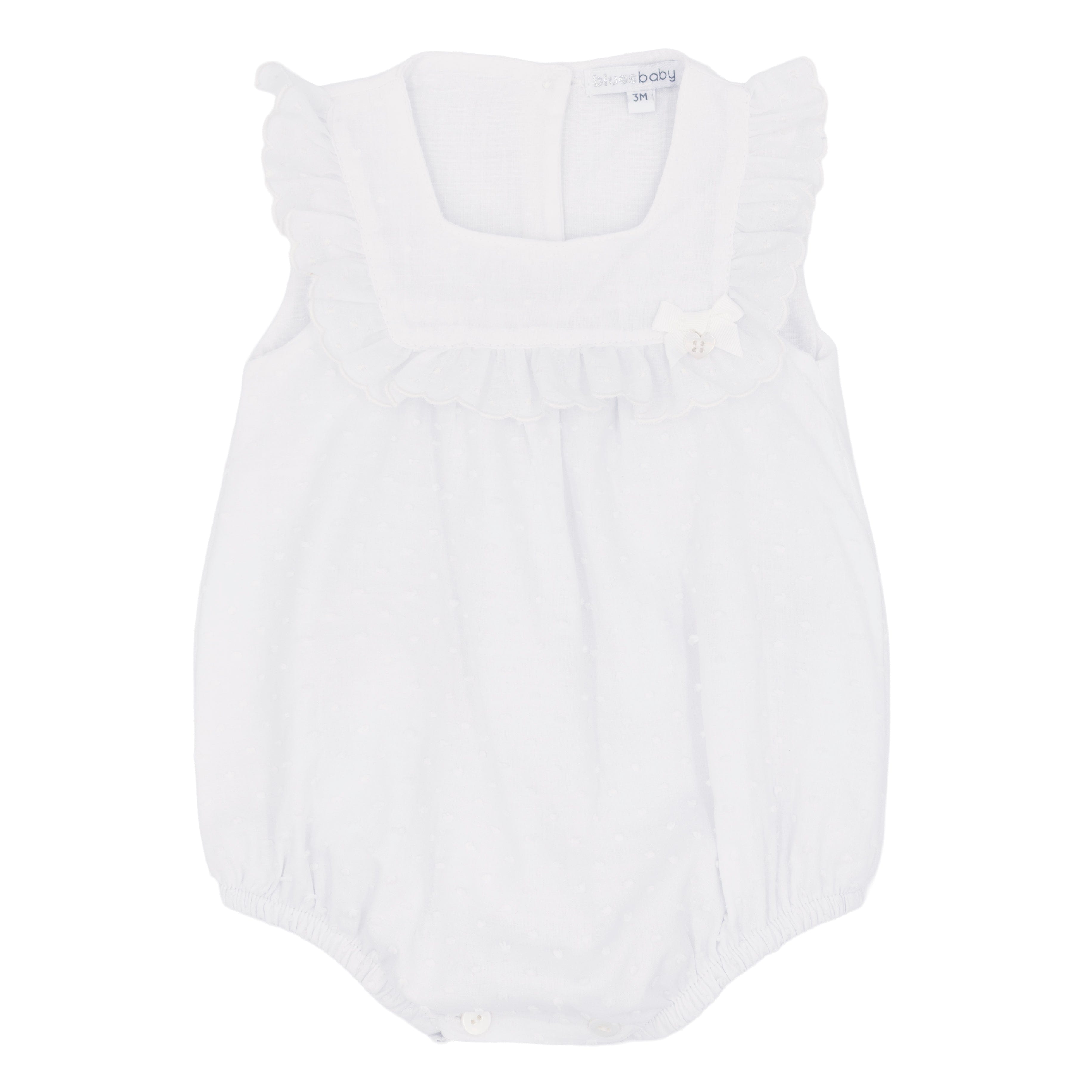 Blues Baby Two Piece Set Blues Baby 'White Cotton' Body