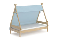 Boori Single Bed Blueberry & Almond - Pre Order Boori Forest Teepee Single Bed with Tent Canopy - Direct Delivery