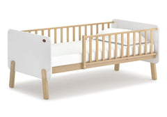 Boori Single Bed White & Almond Boori Natty Bedside Bed - Direct Delivery