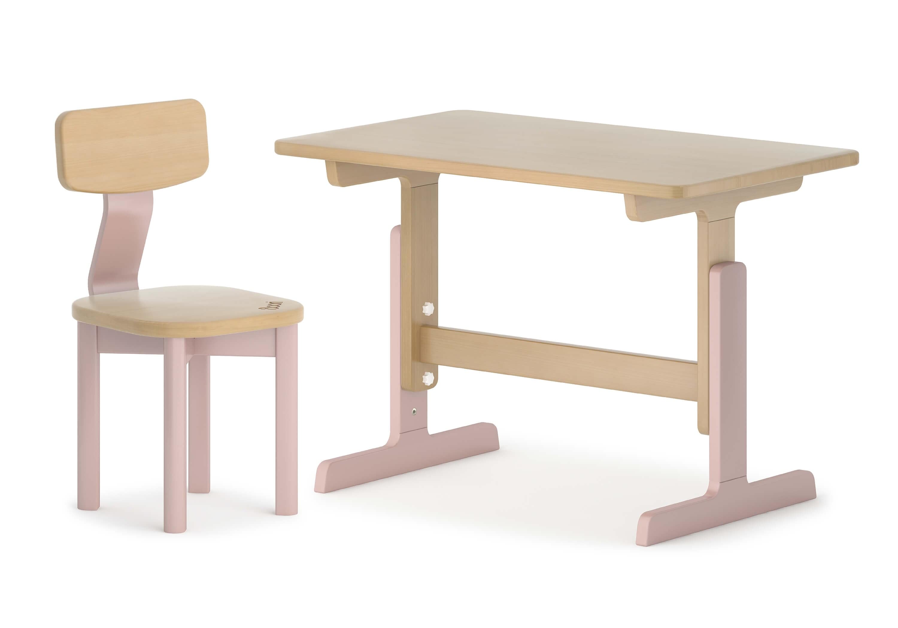 Boori Table & Chairs Cherry & Almond - Pre Order Boori Tidy Learning Table & Chair Bundle - Direct Delivery