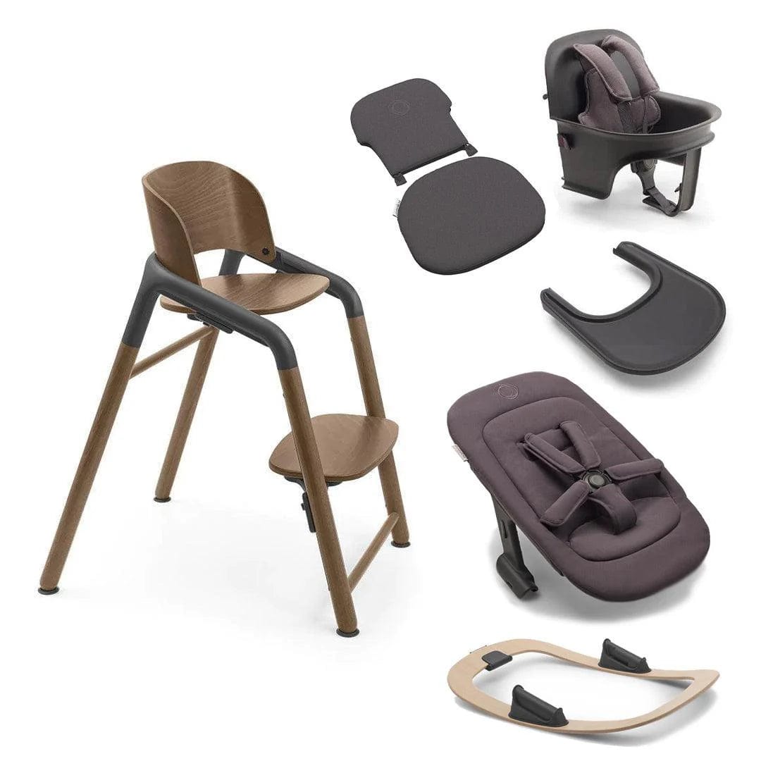 Bugaboo High Chair Bugaboo Giraffe Ultimate Bundle -  Wood Grey