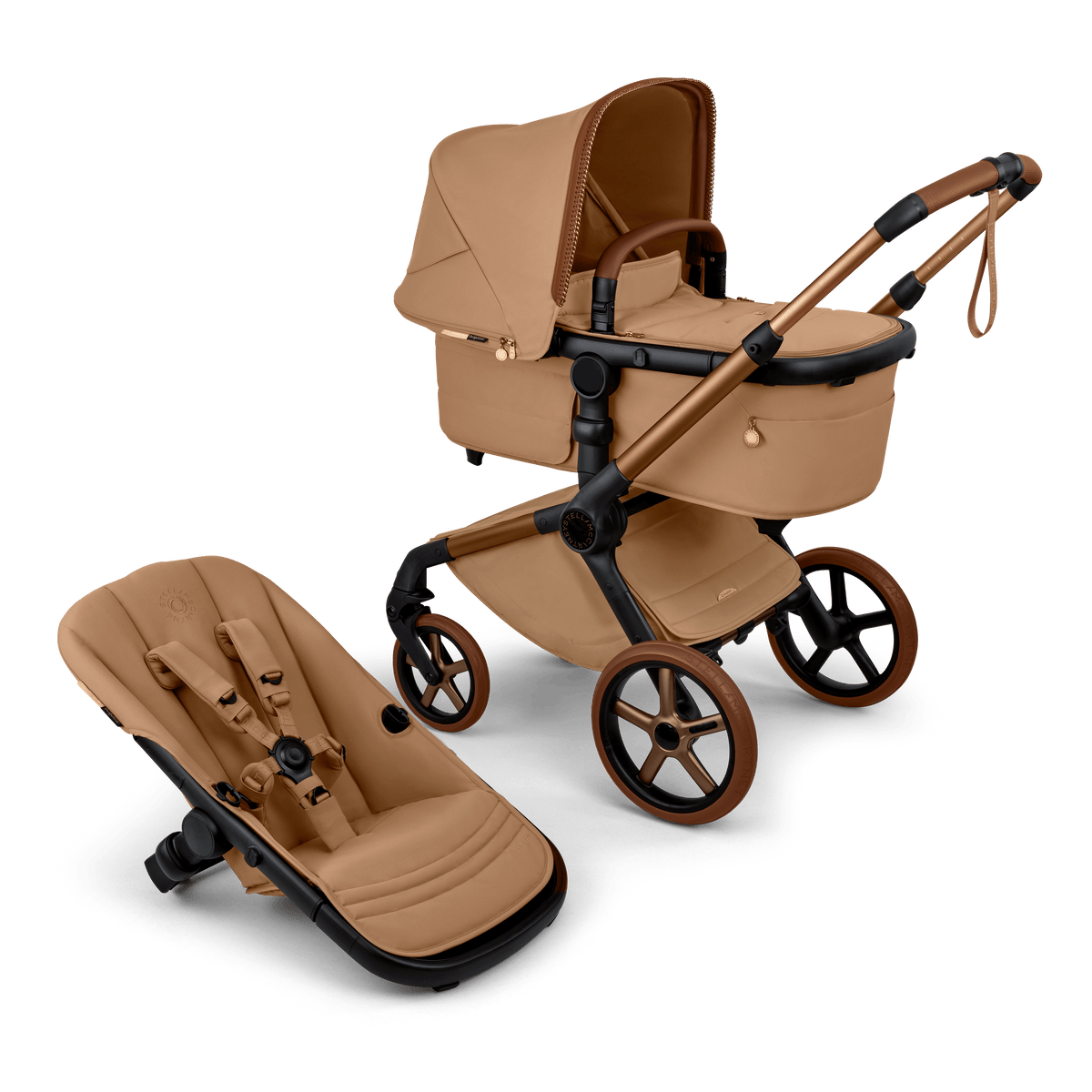 Bugaboo Prams & Pushchairs Bugaboo Fox 5 Renew x Stella McCartney Brown Special Edition