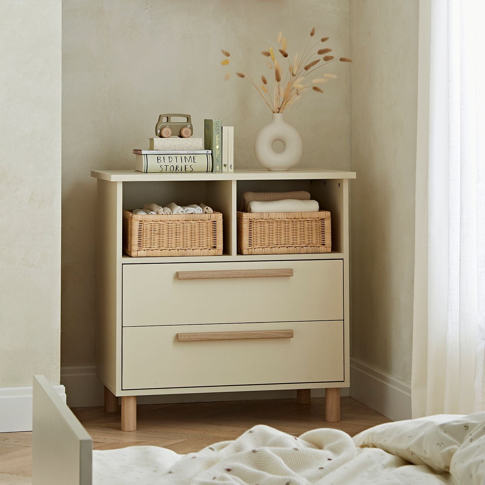 Cuddle Co Cuddle Co Harper Dresser Changer | Cream & Ash