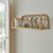 Cuddle Co Small Cuddle Co Aria Shelf - Rattan