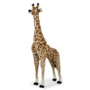 Cuddle Co Standing Giraffe Stuffed Animal 135cmOur plush giraffe measures 135 x 50 x 40cm Our giant stuffed giraffe animal is super fun to play with and great as nursery decor too Giant cuddly toys stimulate imagination and creativity This plush toy stands up right