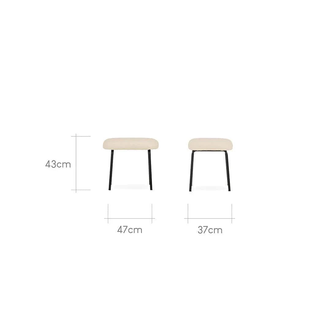 CuddleCo Nursing Chair Marley Nursing Chair and Footstool - Teddy Light Beige